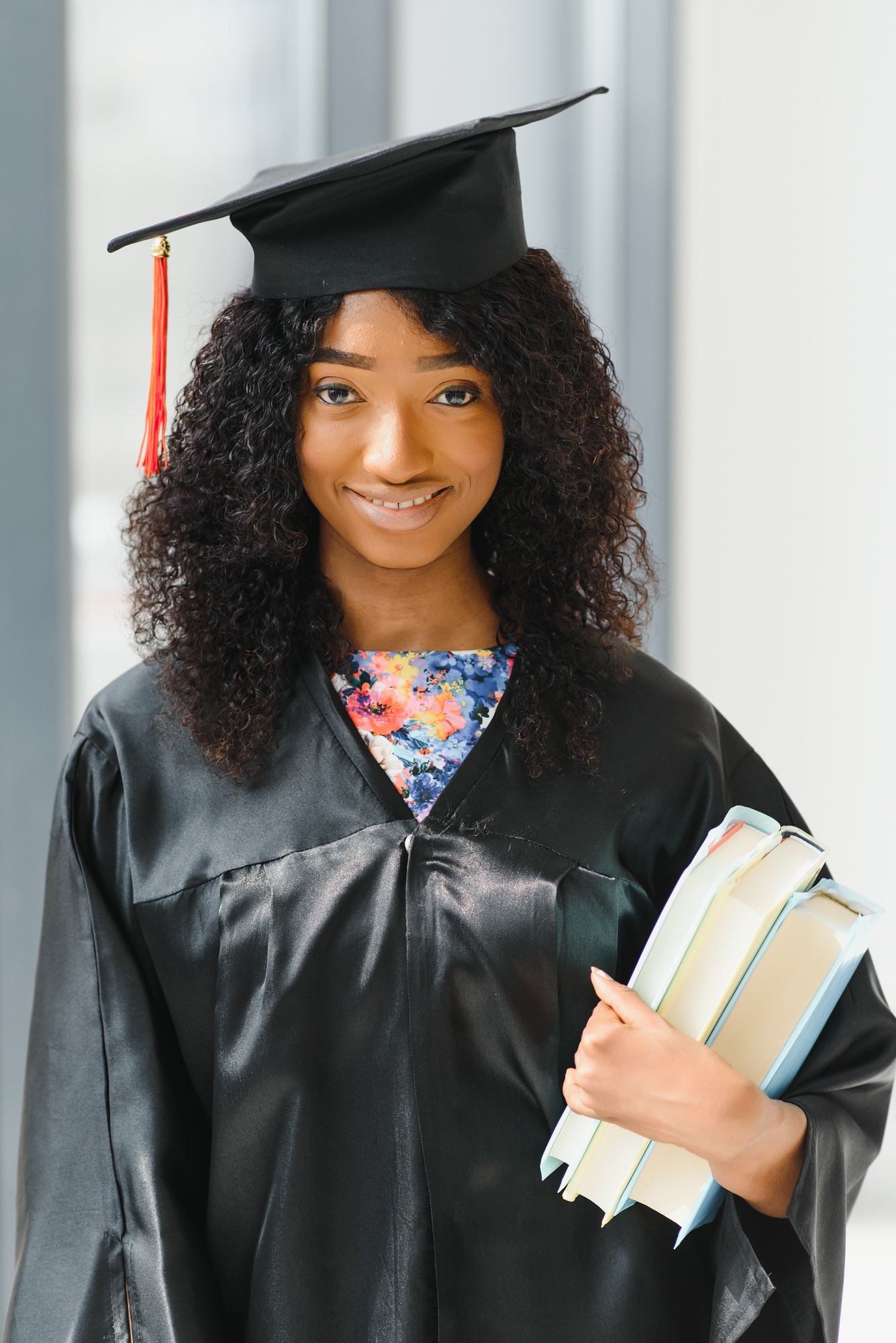 beautiful african female student with graduation certificate beautiful african female student with graduation certificate